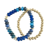Jamie Bracelet Set - Dark Blue Mix