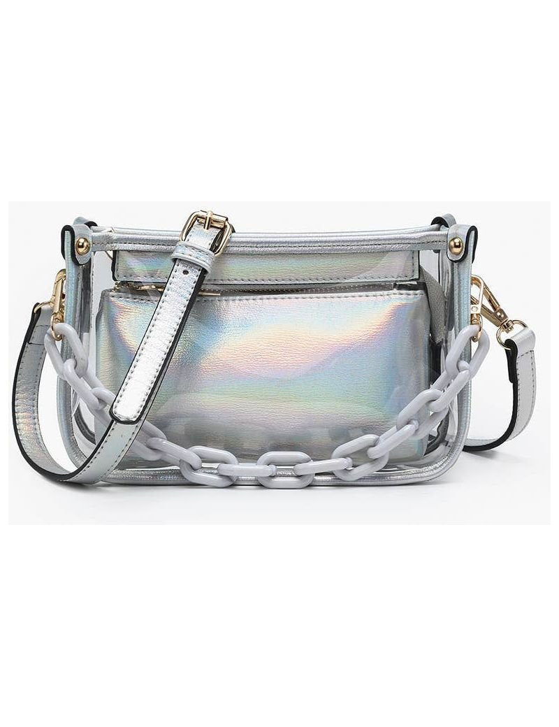 Jessica Clear Crossbody - Holographic - Keepsake