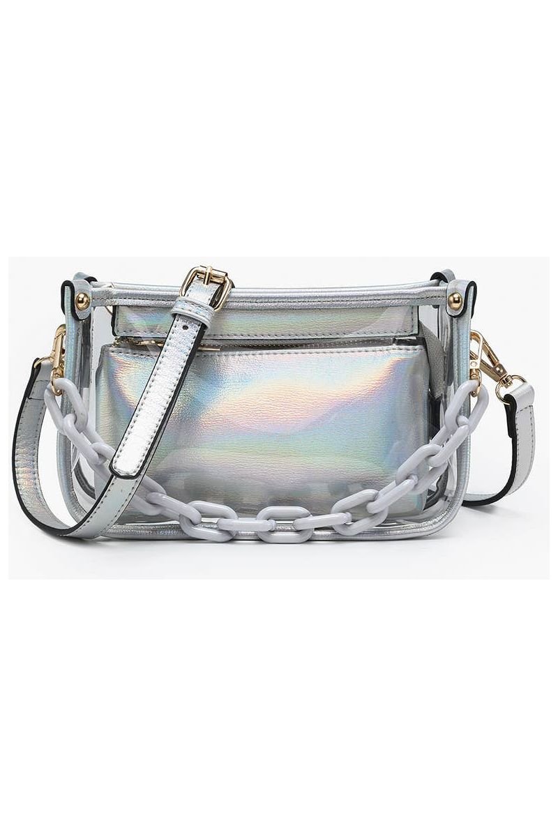 Jessica Clear Crossbody - Holographic - Keepsake
