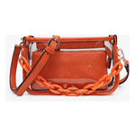 Jessica Clear Crossbody - Orange - Keepsake