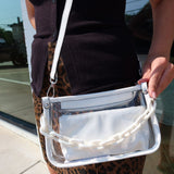 Jessica Clear Crossbody - White - Keepsake