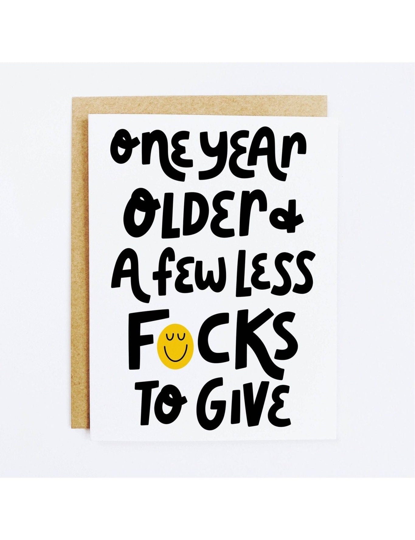 Less F*cks Birthday Card - Keepsake