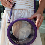 Lilibet Clear Circular Crossbody - Purple - Keepsake