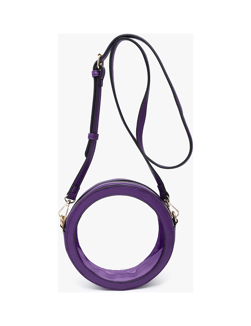 Lilibet Clear Circular Crossbody - Purple - Keepsake