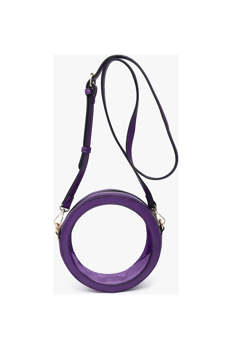 Lilibet Clear Circular Crossbody - Purple - Keepsake