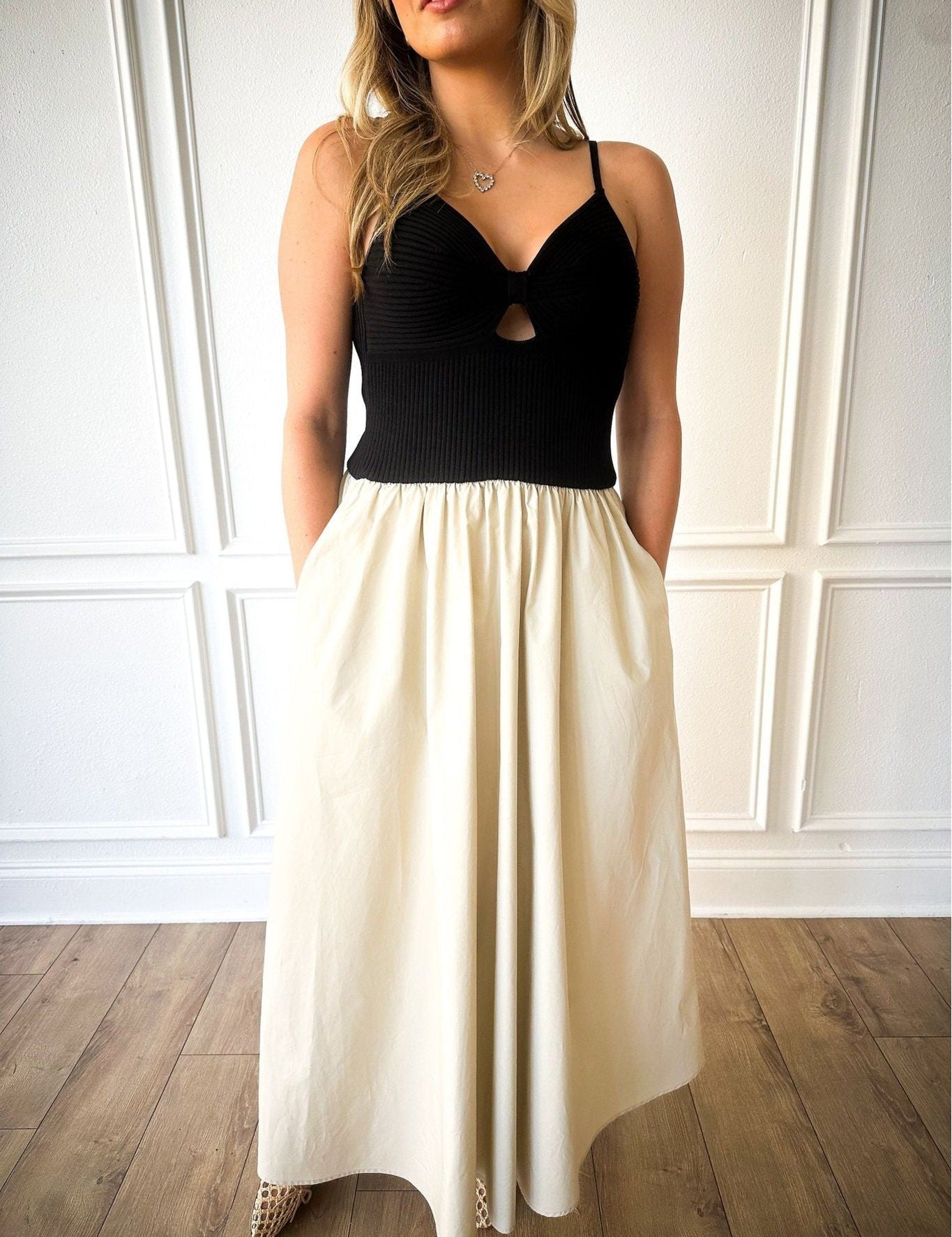 Madrid Mixed Media Dress - Keepsake