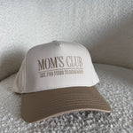 The Mom’s Club Trucker Hat is a stylish embroidered women’s trucker hat—perfect for casual outfits, everyday errands, and trendy boutique accessories.