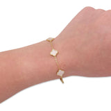 Mother of Pearl Clover Bracelet - Keepsake
