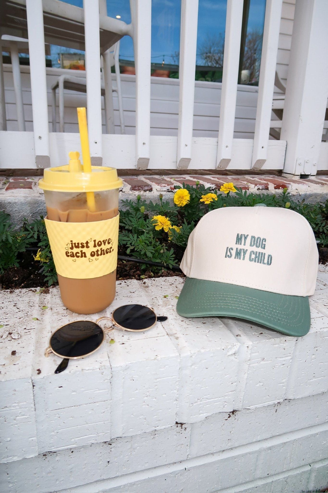 The My Dog is My Child Trucker Hat is a cute embroidered women’s trucker hat—perfect for dog moms, casual outfits, weekend wear, and boutique accessories.