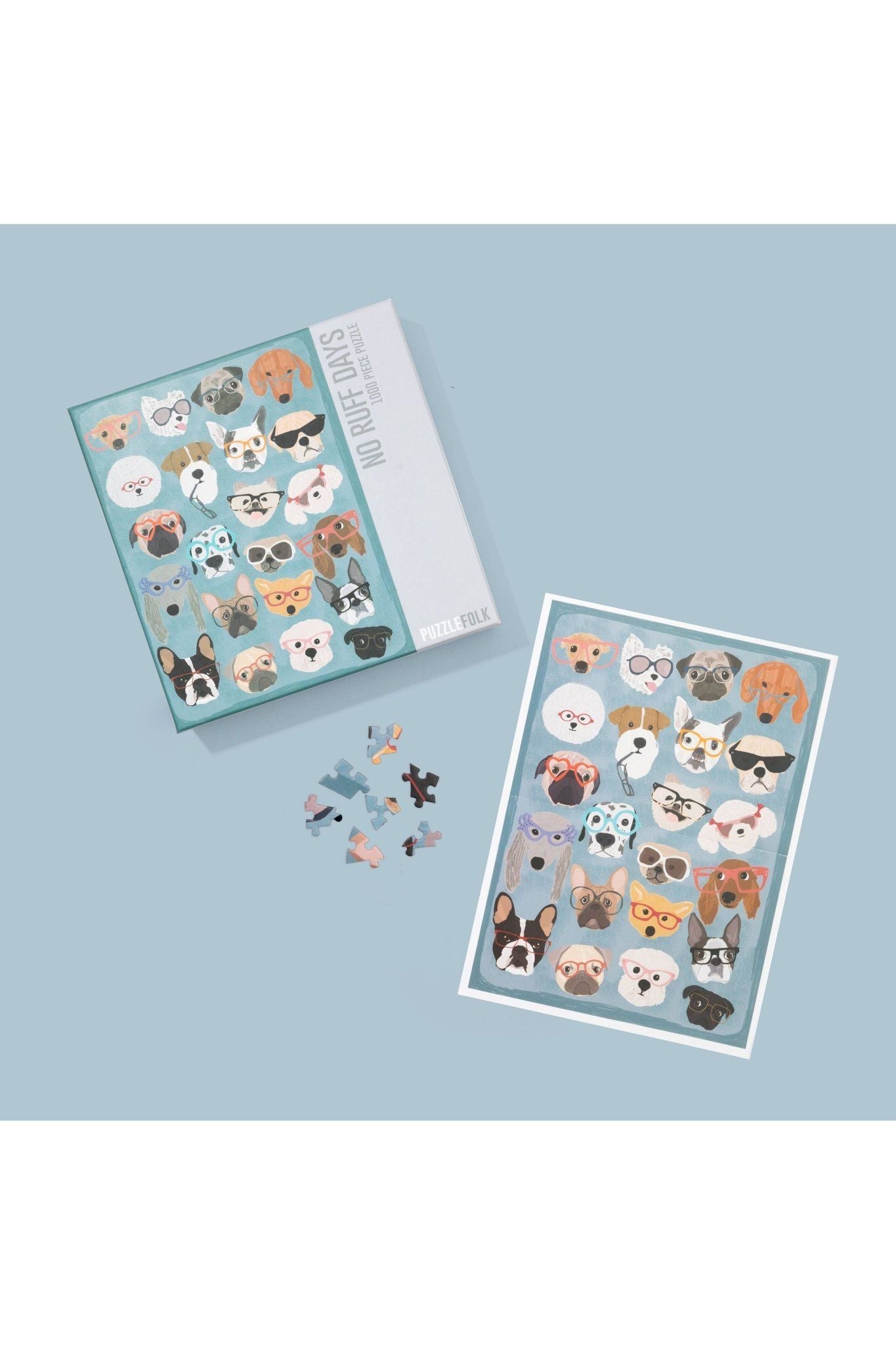 No Ruff Days 1000 piece Dog puzzle - Keepsake