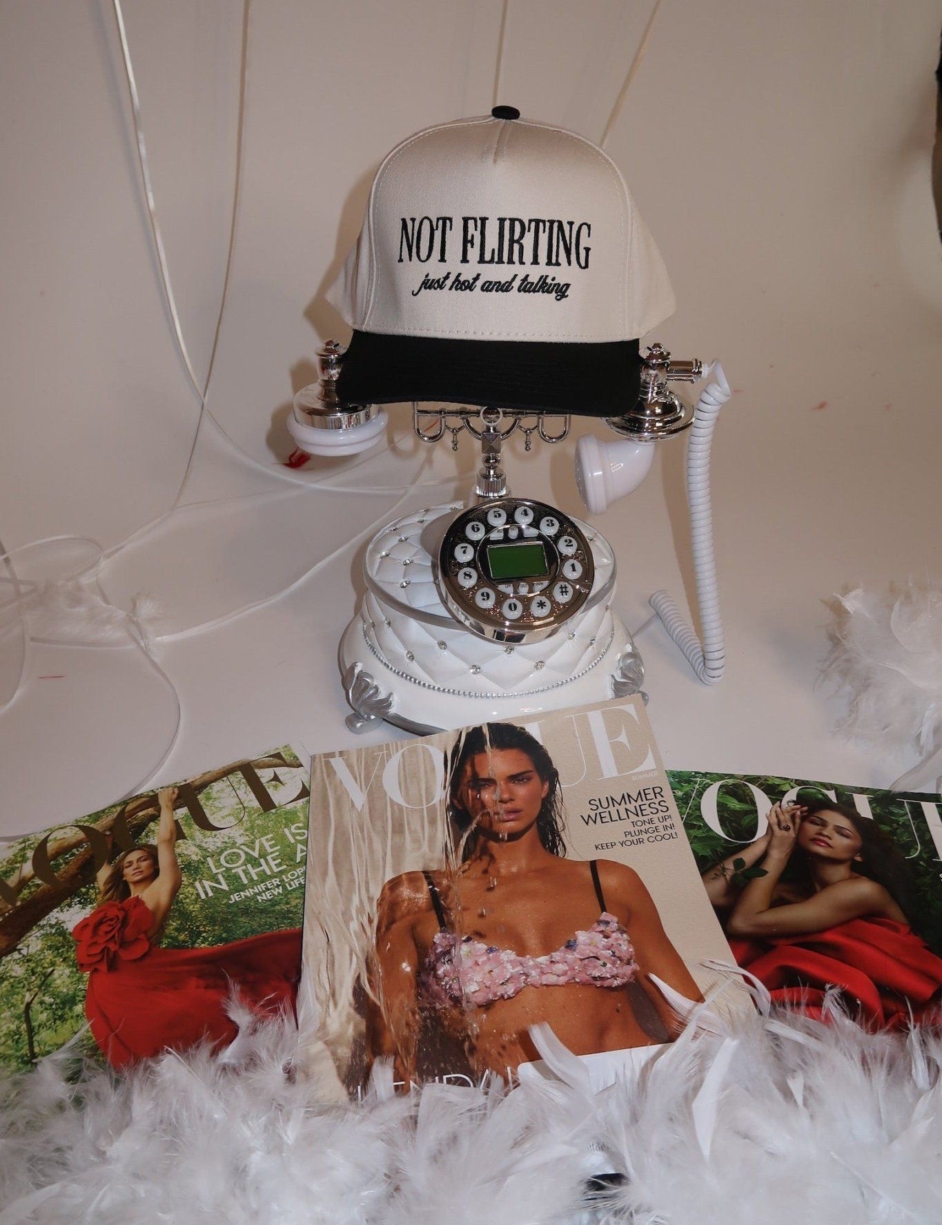 The Not Flirting Trucker Hat is a trendy embroidered women’s trucker hat—perfect for casual outfits, streetwear style, girls’ night, and boutique fashion.