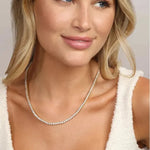 Not Your Basic Tennis Necklace - Keepsake
