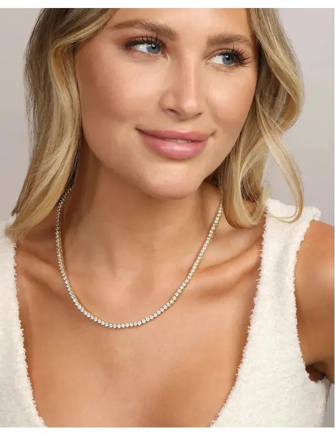 Not Your Basic Tennis Necklace - Keepsake