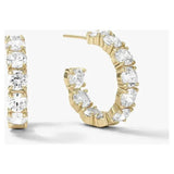 Oh She Fancy Hoops .75" - Gold/White - Keepsake