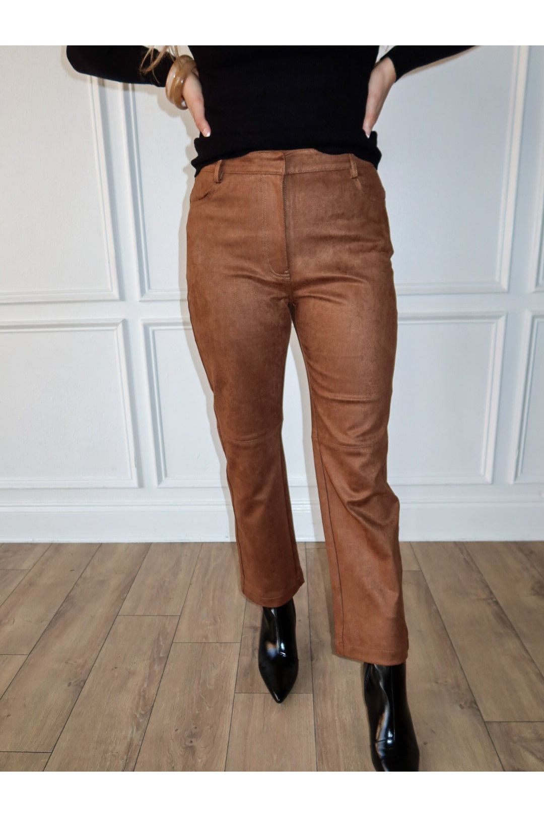 Oliver Faux Suede Pant - Keepsake