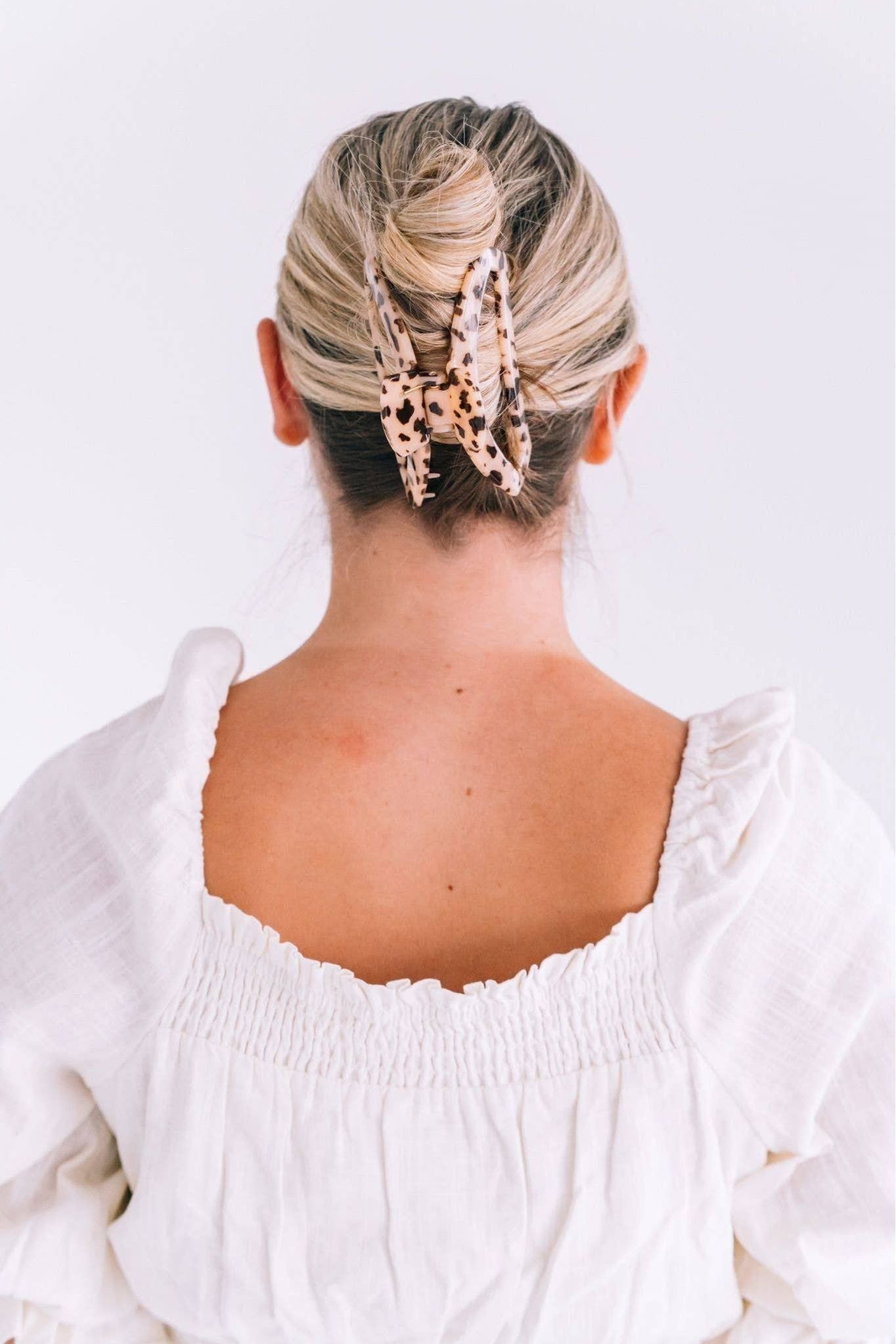 Open Hair Clip | Large | Blonde Tortoise - Keepsake