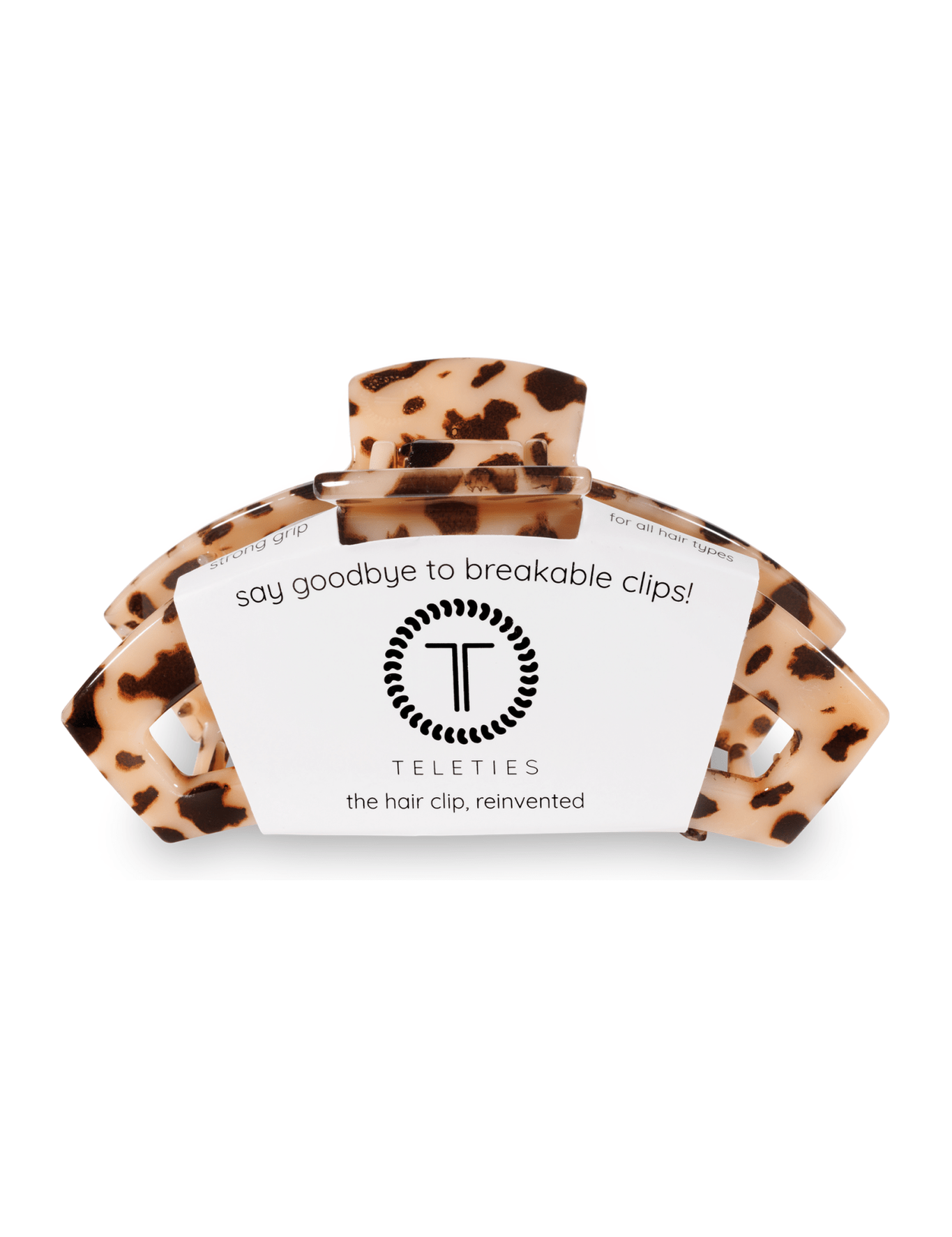 Open Hair Clip | Large | Blonde Tortoise - Keepsake