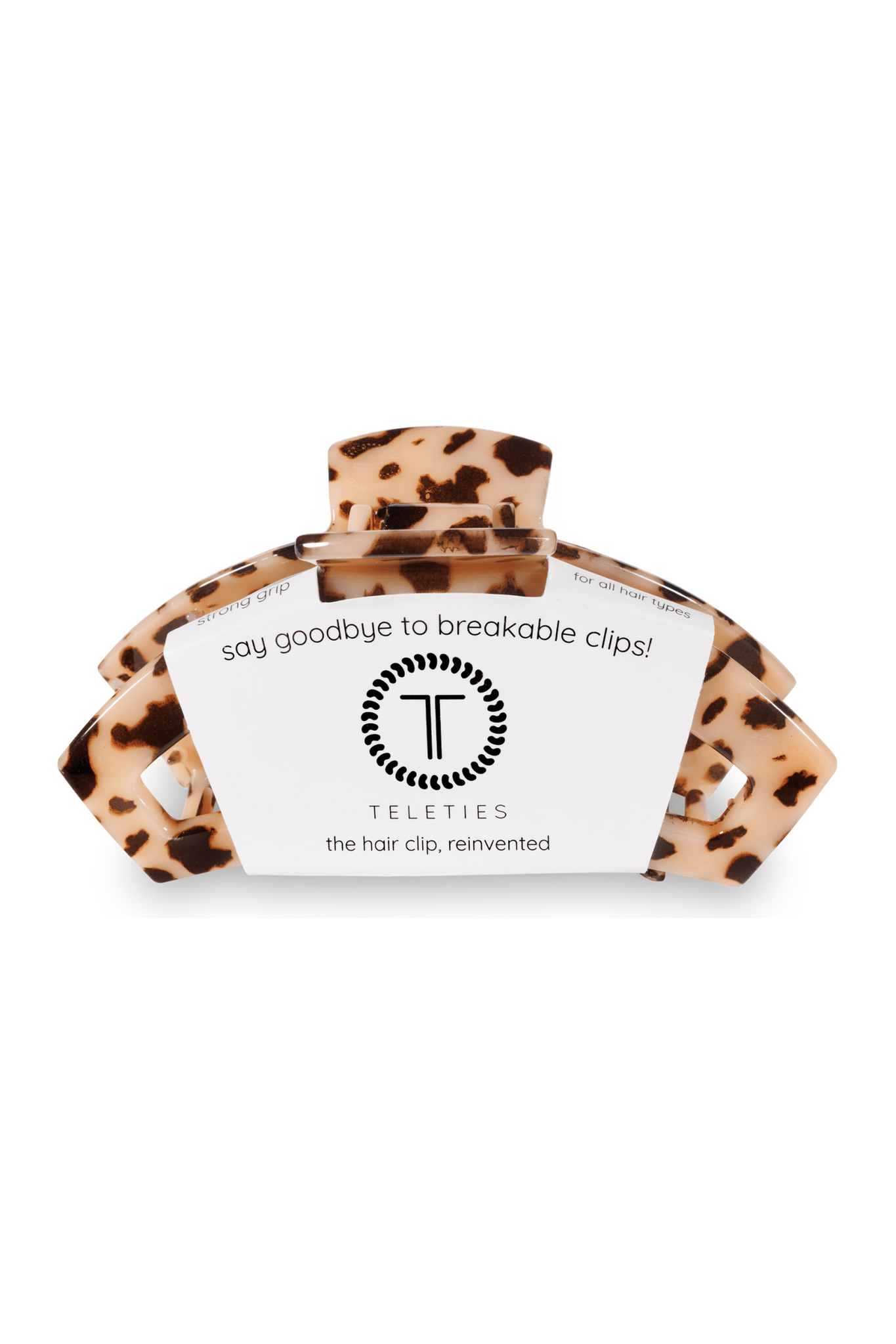 Open Hair Clip | Large | Blonde Tortoise - Keepsake