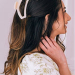 Open Hair Clip | Med. | Almond Beige - Keepsake