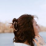 Open Hair Clip | Med. | Blonde Tortoise - Keepsake