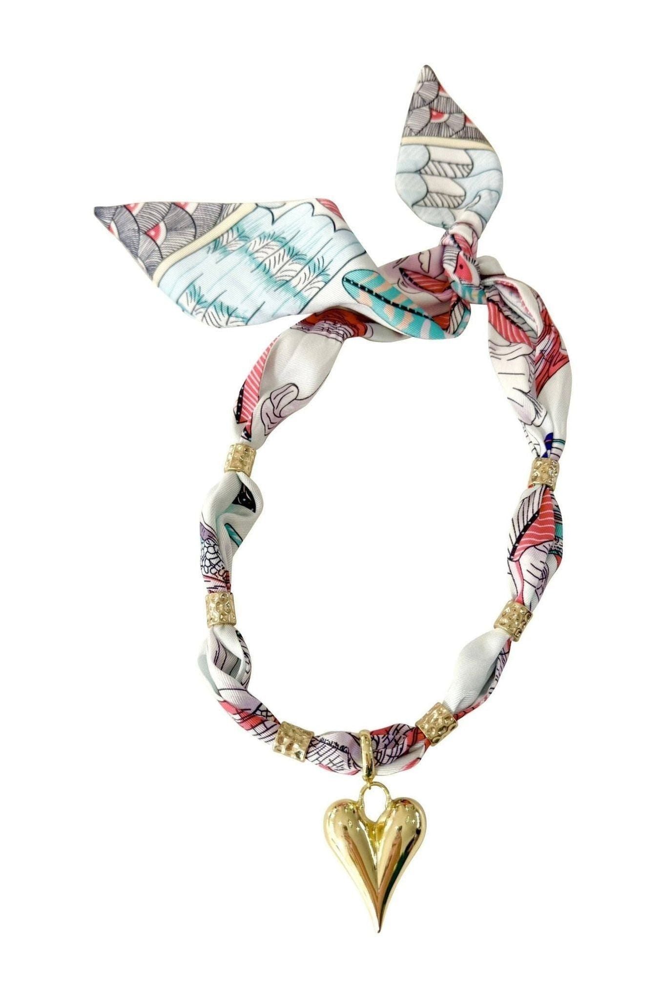 Palm Scarf Necklace - Keepsake