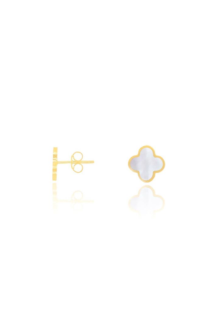 Pearl Clover Stud Earrings - Keepsake