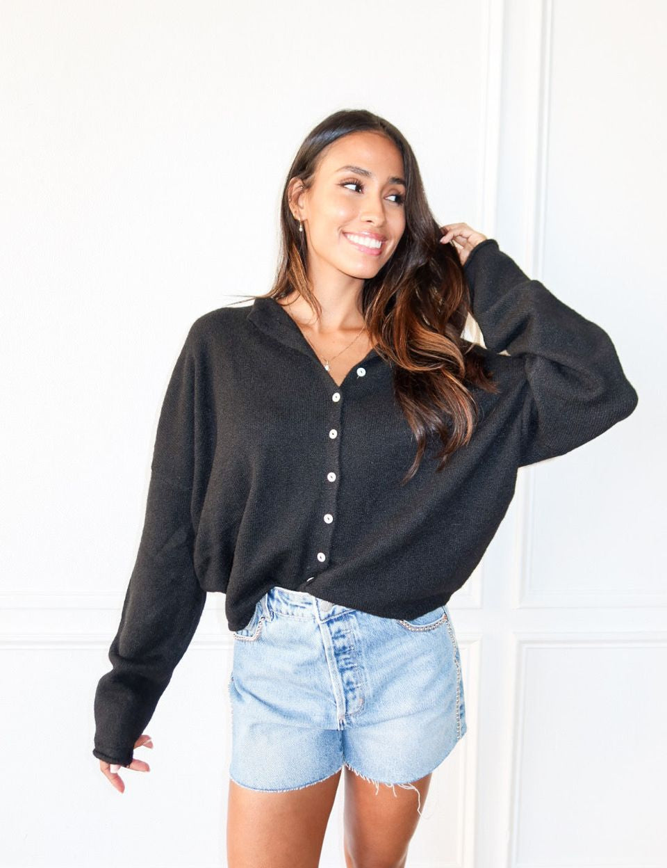 Piper Cardigan - Black - Keepsake