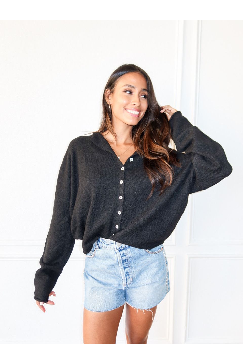Piper Cardigan - Black - Keepsake