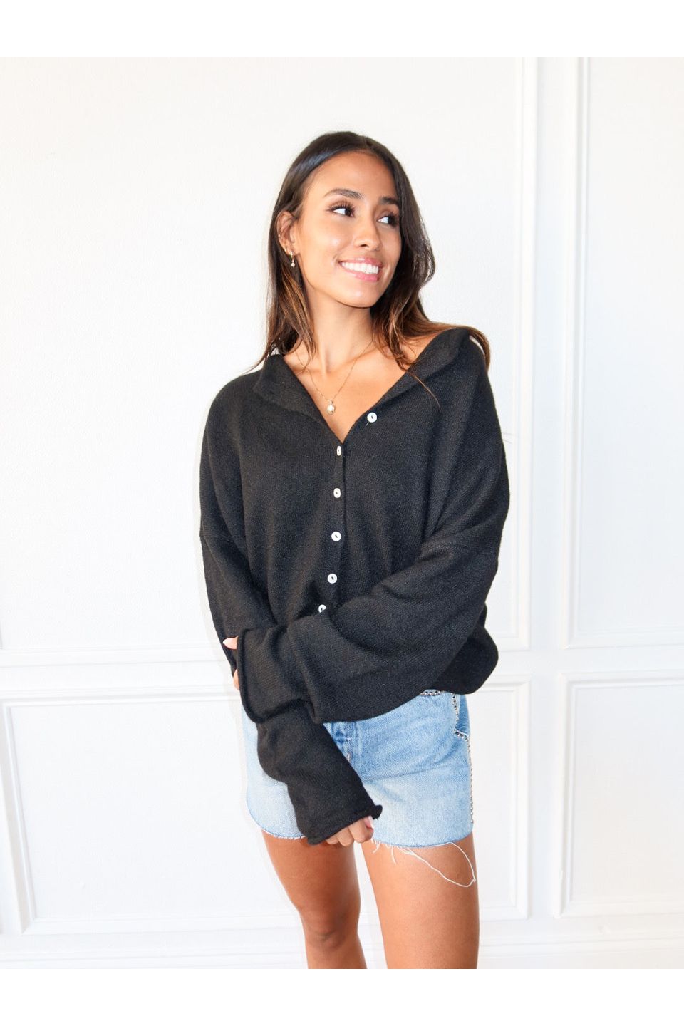 Piper Cardigan - Black - Keepsake