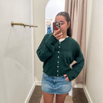 Piper Cardigan - Green - Keepsake