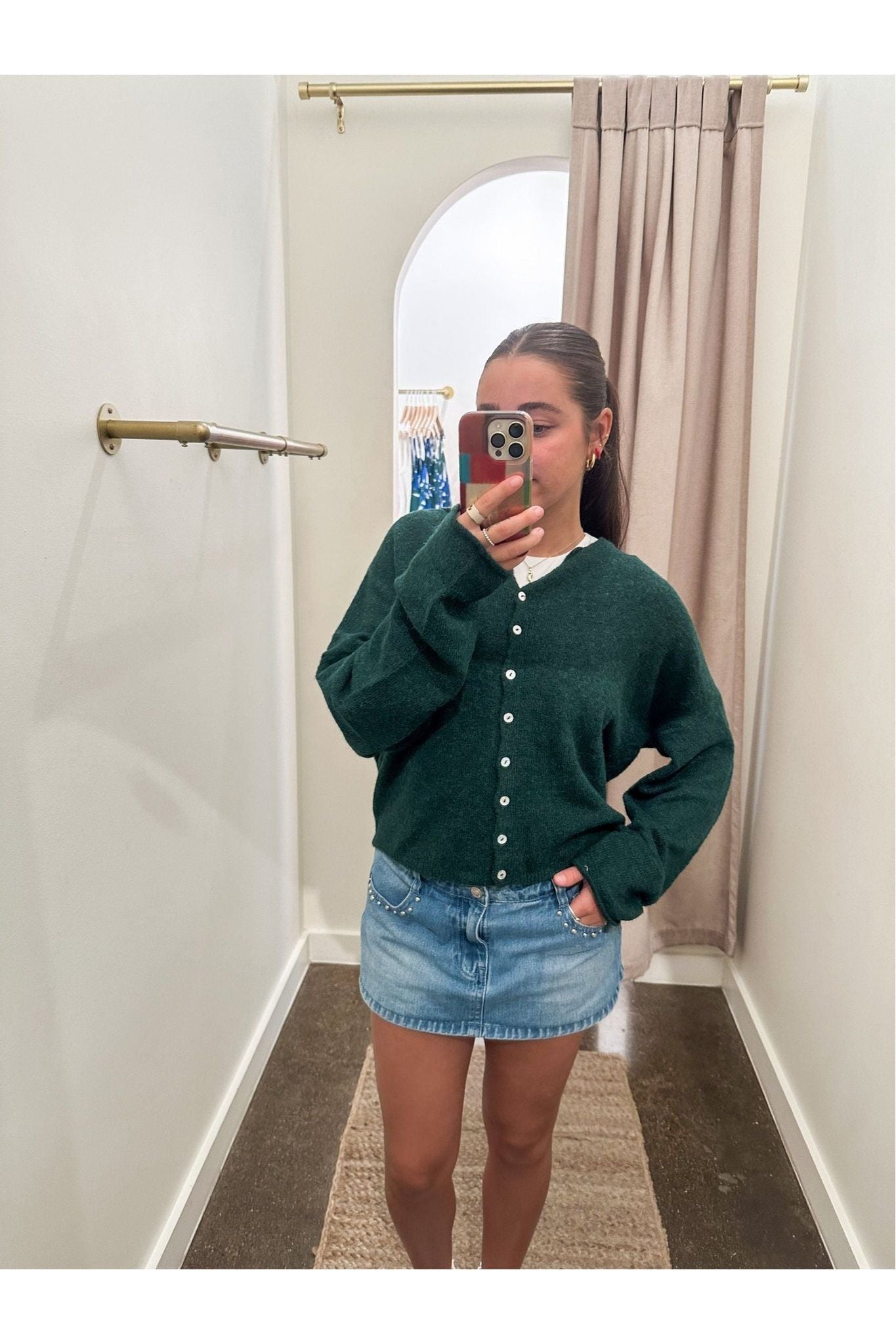 Piper Cardigan - Green - Keepsake
