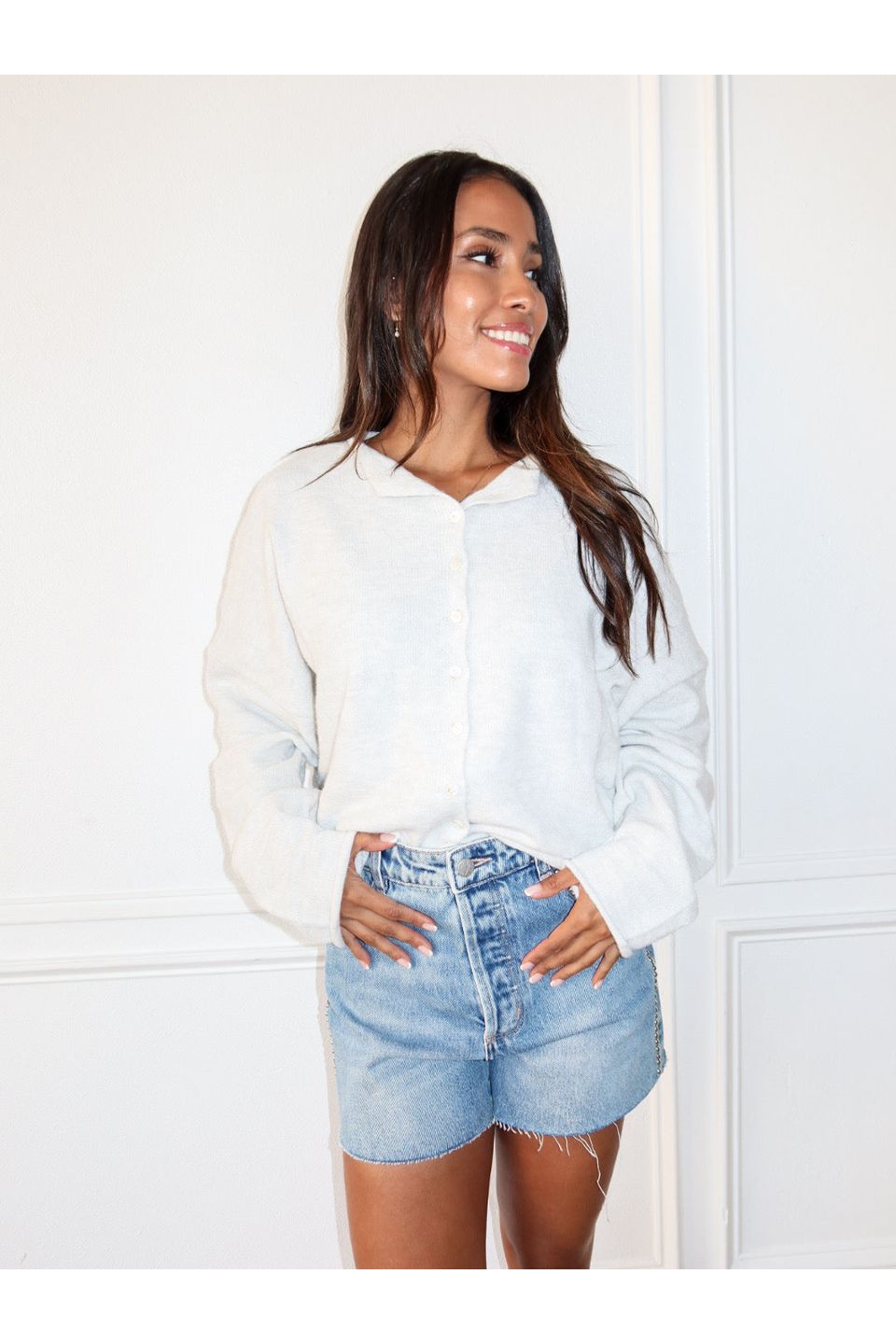 Piper Cardigan - Grey - Keepsake