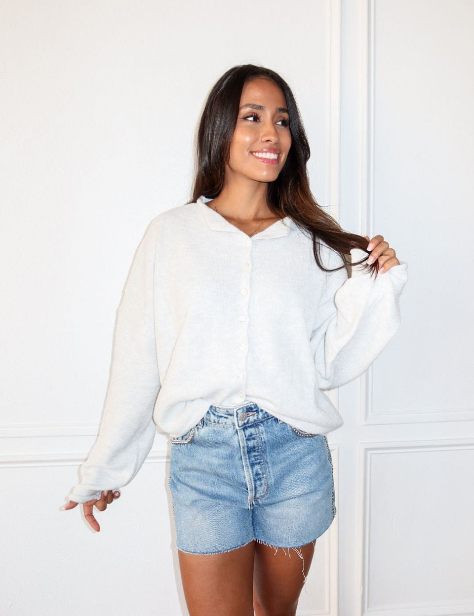 Piper Cardigan - Grey - Keepsake