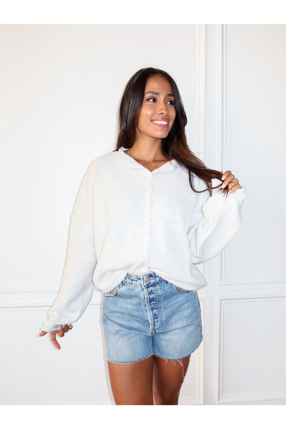 Piper Cardigan - Grey - Keepsake