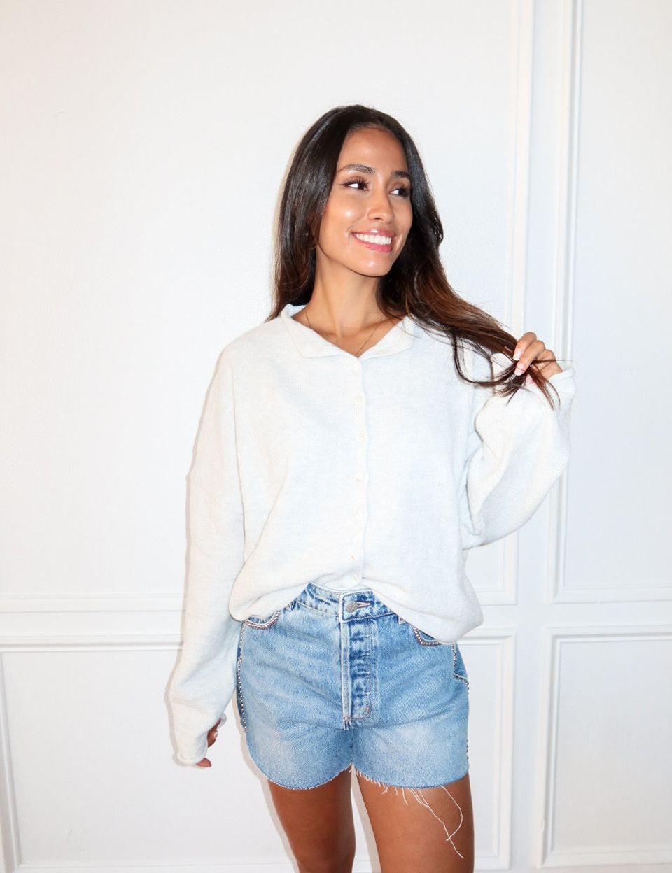 Piper Cardigan - Grey - Keepsake