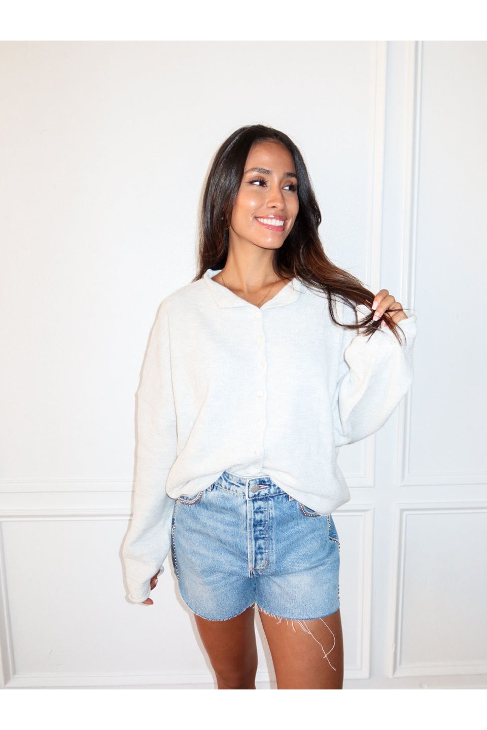 Piper Cardigan - Grey - Keepsake