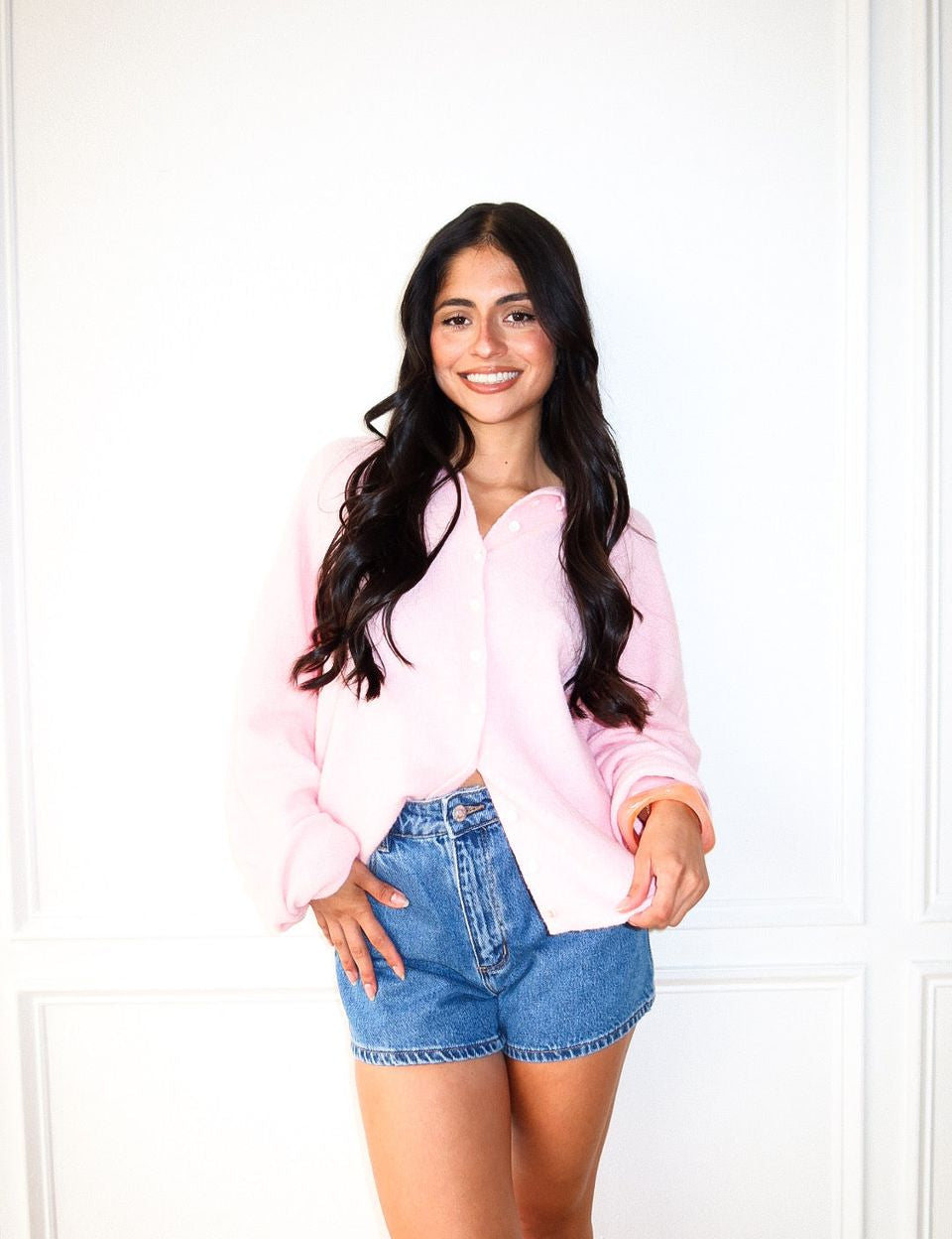 Piper Cardigan - Pink - Keepsake