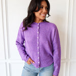 Piper Cardigan - Purple - Keepsake