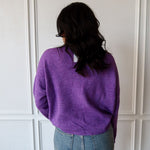 Piper Cardigan - Purple - Keepsake