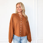 Piper Cardigan - Rust - Keepsake