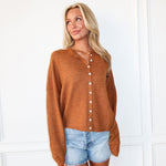 Piper Cardigan - Rust - Keepsake