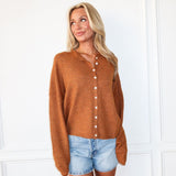 Piper Cardigan - Rust - Keepsake