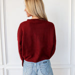 Piper Cardigan - Wine - Keepsake