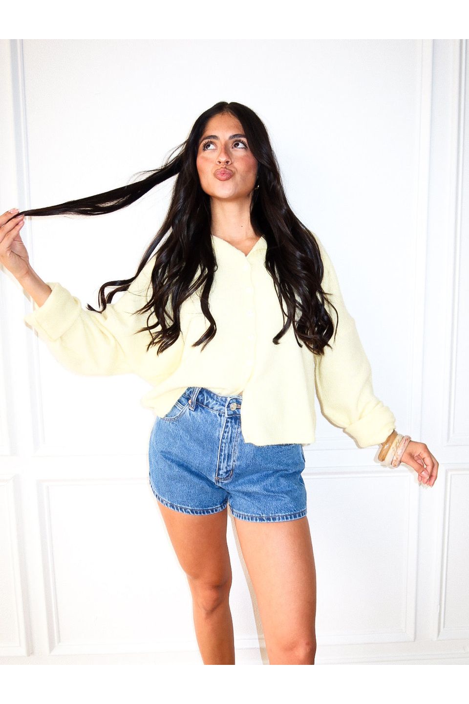 Piper Cardigan - Yellow - Keepsake