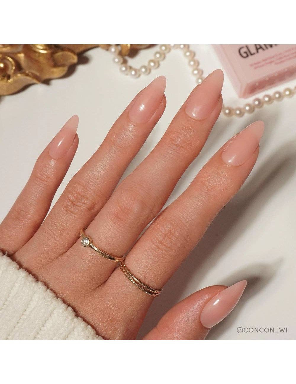 Press On Nails: Sheer Pink - Keepsake