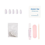 Press On Nails: White Chrome - Keepsake