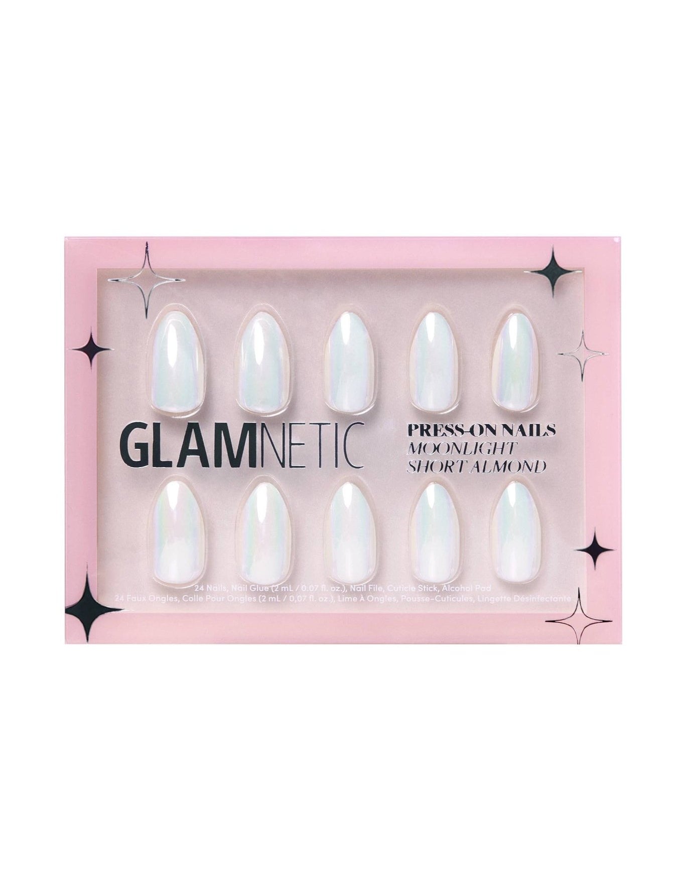 Press On Nails: White Chrome - Keepsake