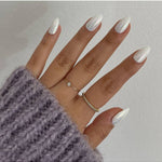 Press On Nails: White Chrome - Keepsake