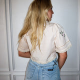 Pressed Petals Poplin Top - Keepsake