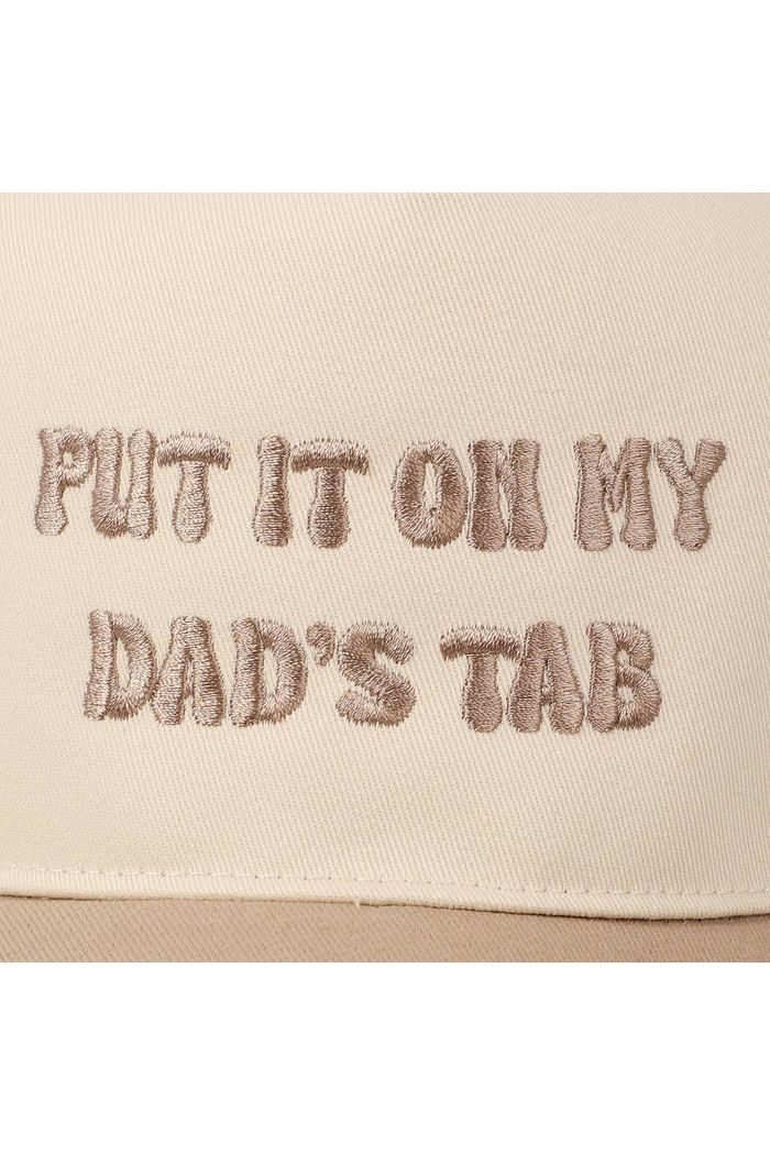 Put It On My Dad's Tab Embroidery Two - Tone Hat - Keepsake